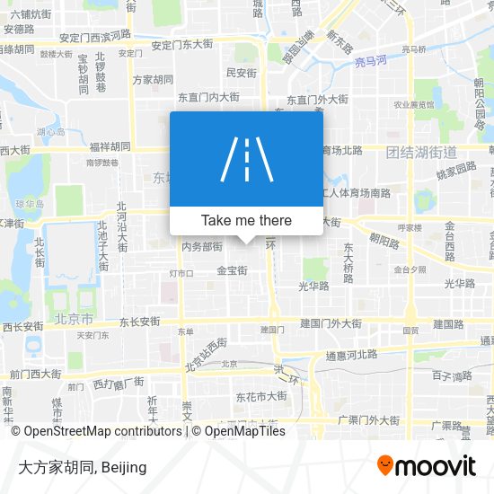 大方家胡同 map