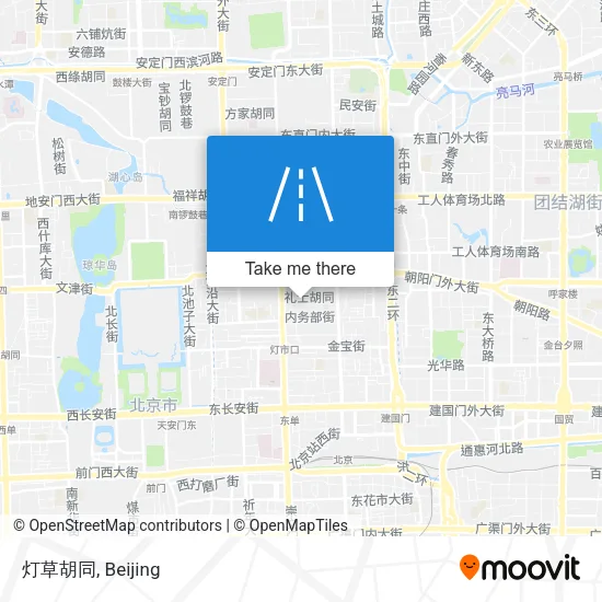 灯草胡同 map