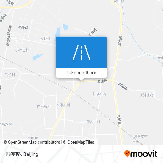 顺密路 map