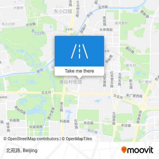 北苑路 map