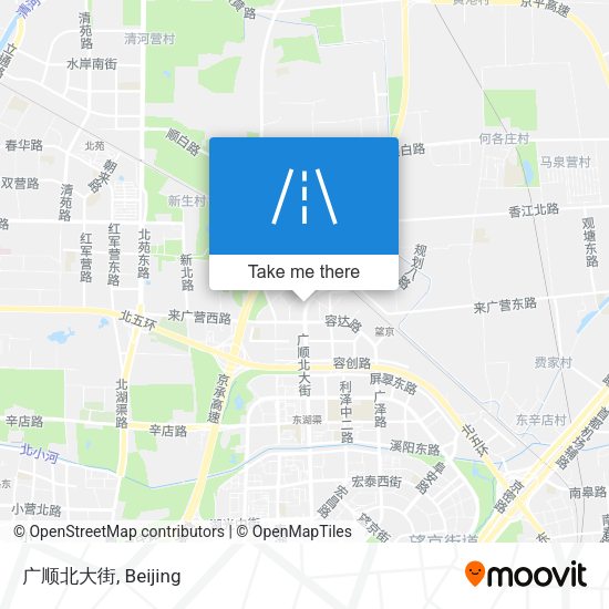 广顺北大街 map