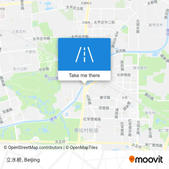 立水桥 map