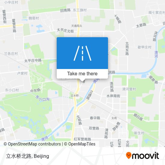 立水桥北路 map