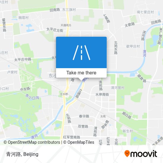 青河路 map