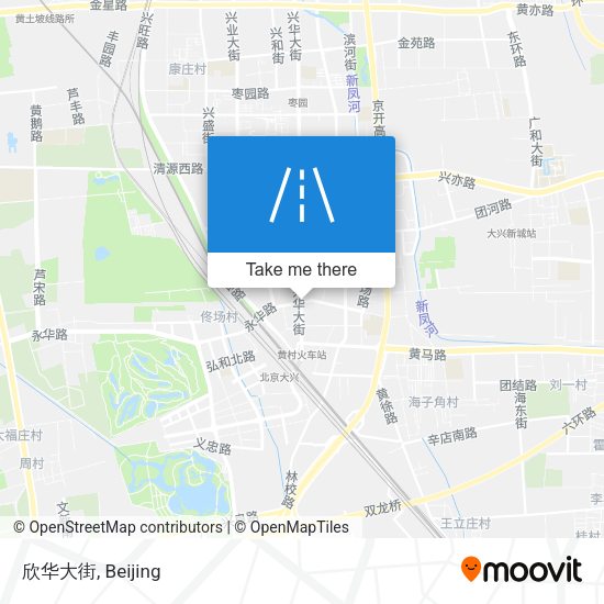 欣华大街 map