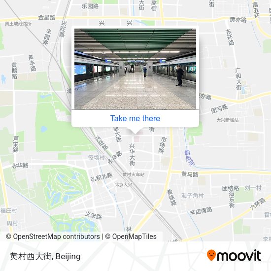黄村西大街 map