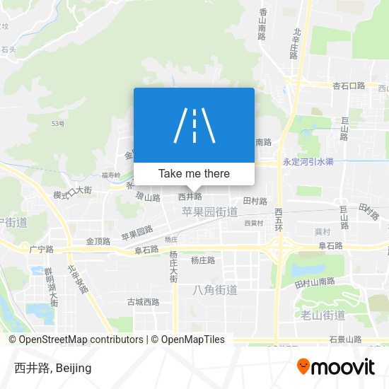 西井路 map