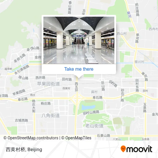西黄村桥 map