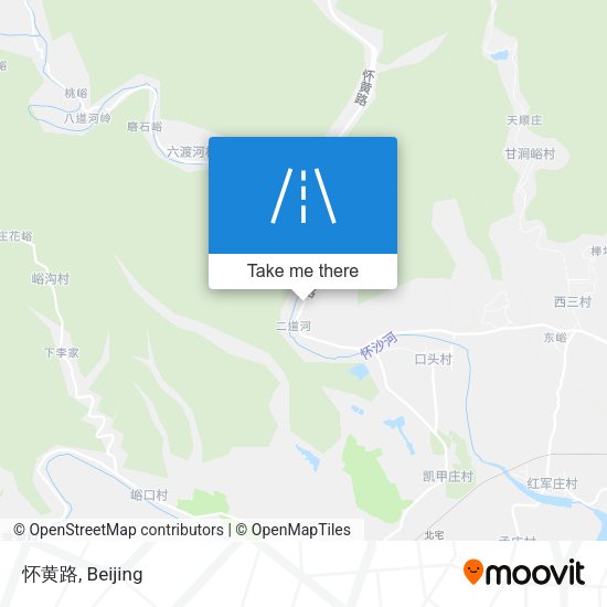 怀黄路 map