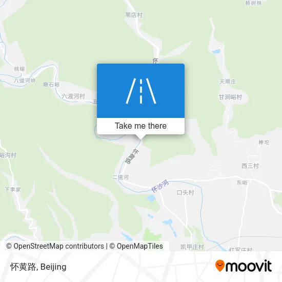 怀黄路 map