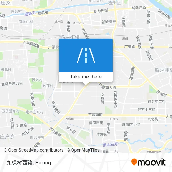 九棵树西路 map