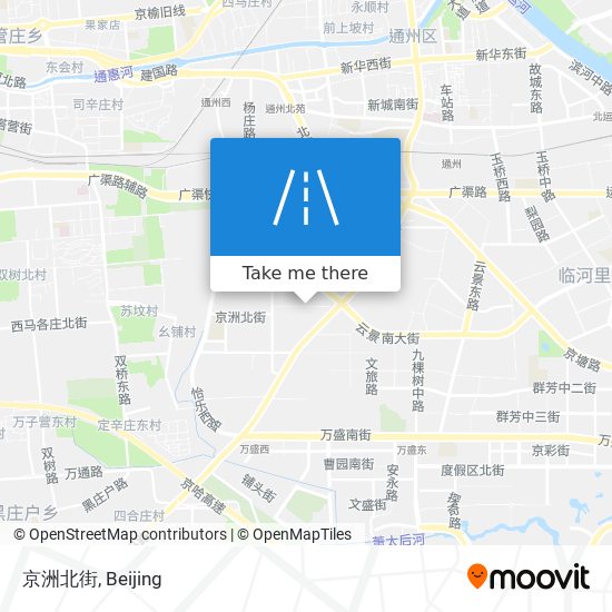 京洲北街 map