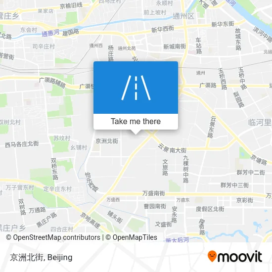 京洲北街 map