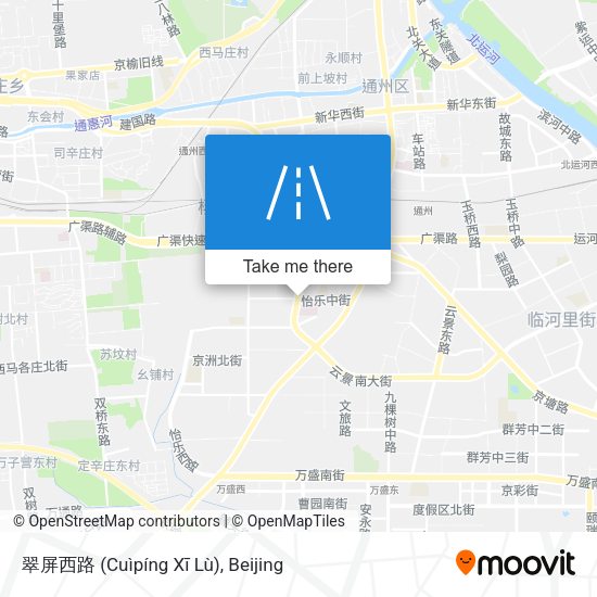 翠屏西路 (Cuìpíng Xī Lù) map