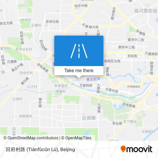 田府村路 (Tiánfǔcūn Lù) map