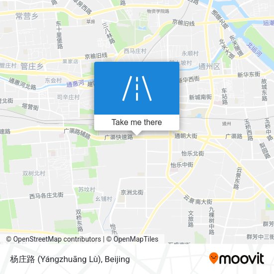 杨庄路 (Yángzhuāng Lù) map
