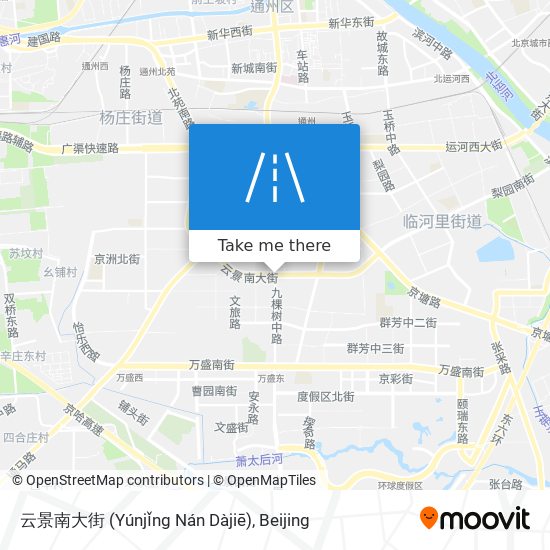 云景南大街 (Yúnjǐng Nán Dàjiē) map