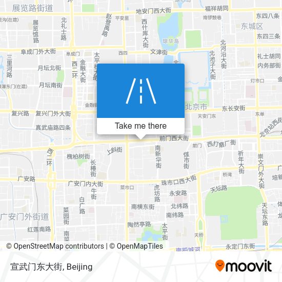 宣武门东大街 map
