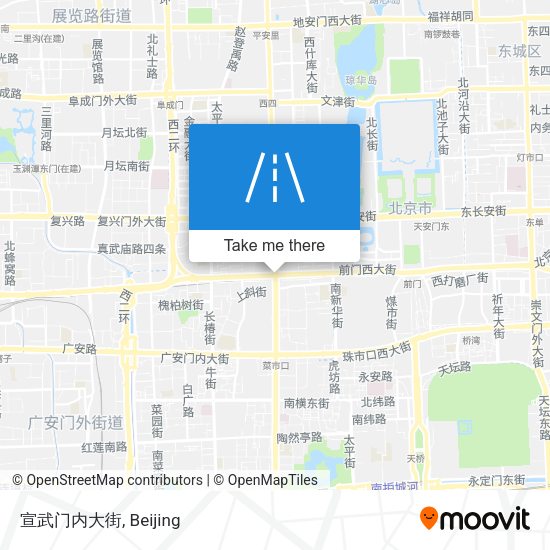 宣武门内大街 map
