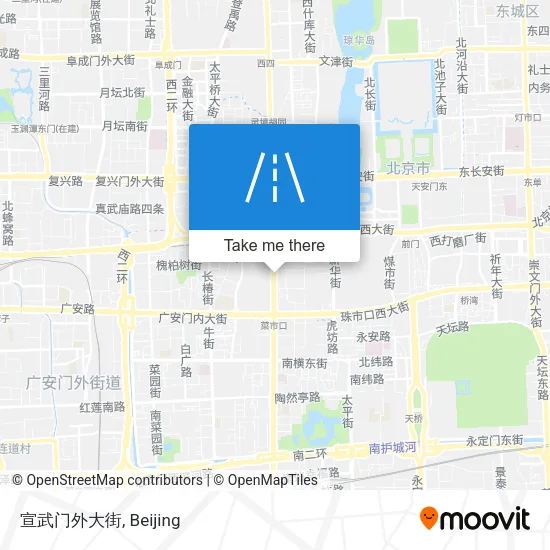 宣武门外大街 map