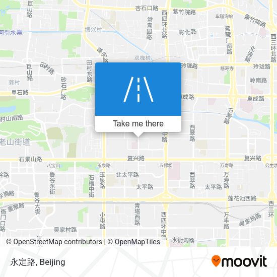 永定路 map
