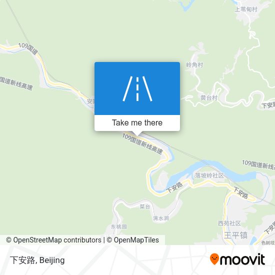 下安路 map