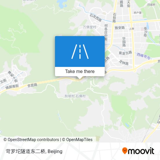 苛罗坨隧道东二桥 map