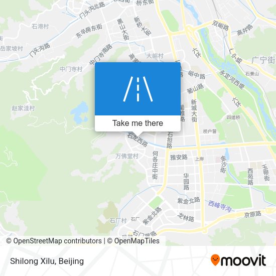 Shilong Xilu map