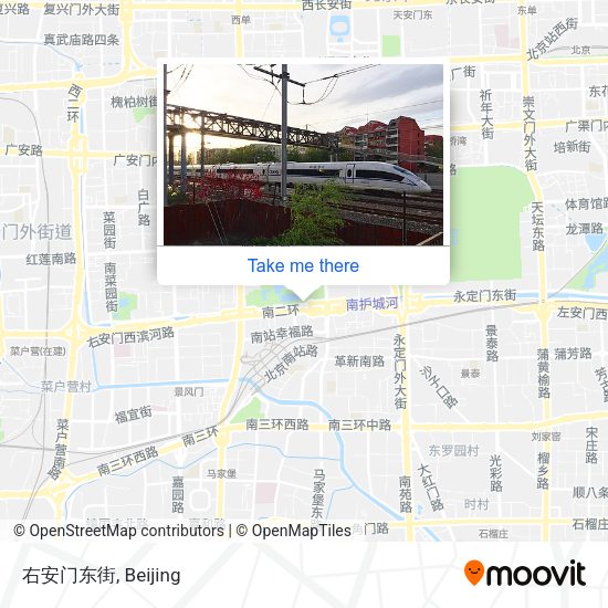 右安门东街 map
