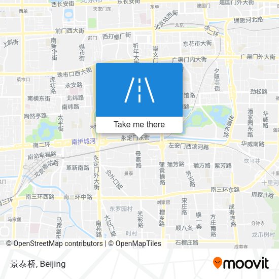 景泰桥 map