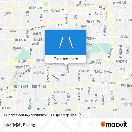 杨家园路 map