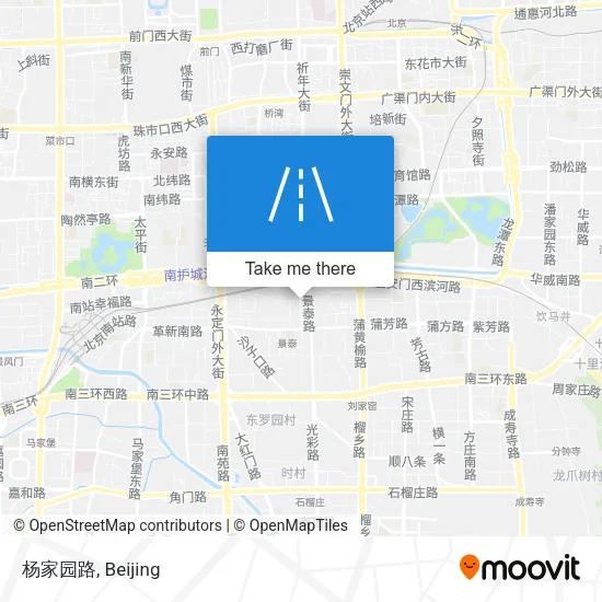 杨家园路 map