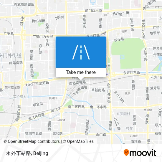 永外车站路 map
