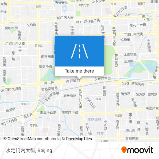 永定门内大街 map