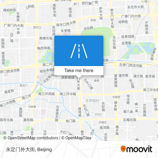 永定门外大街 map