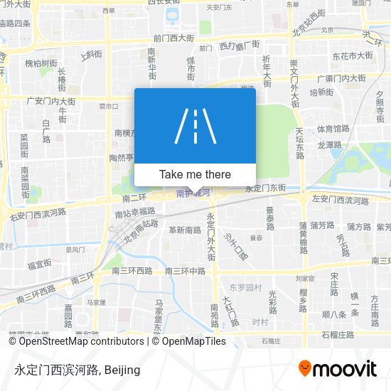 永定门西滨河路 map