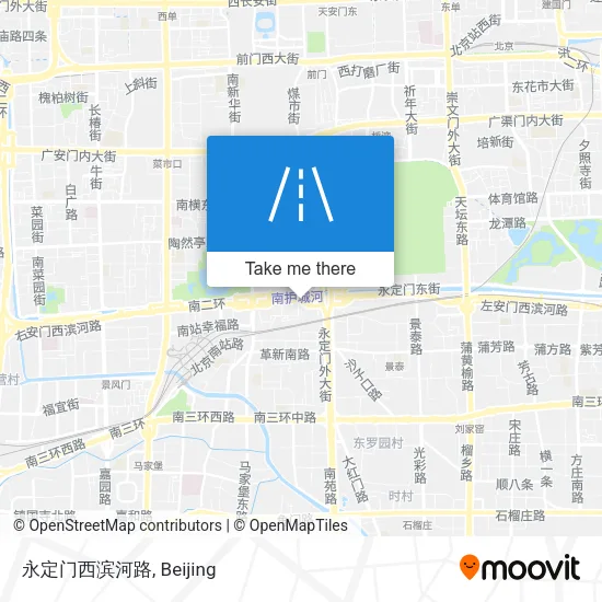 永定门西滨河路 map