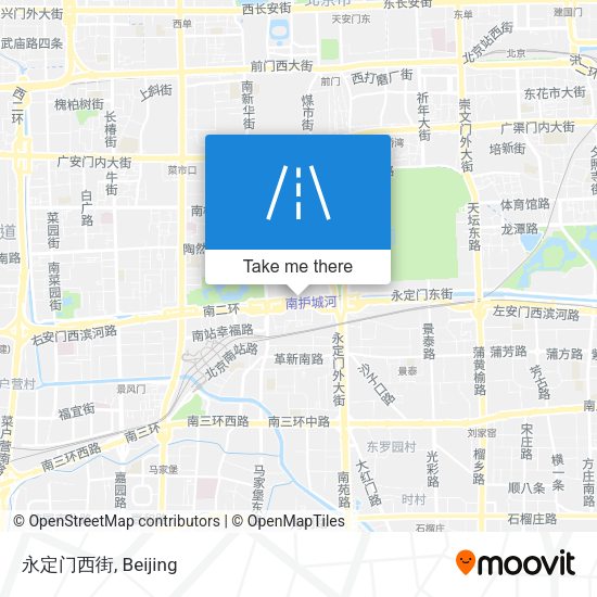 永定门西街 map