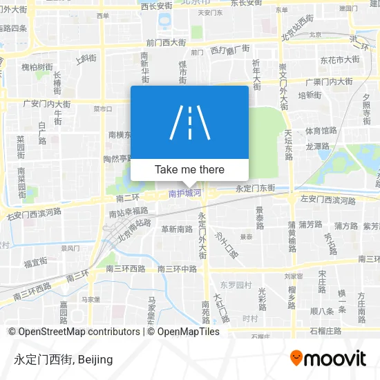 永定门西街 map
