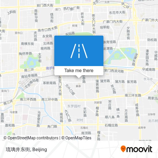 琉璃井东街 map