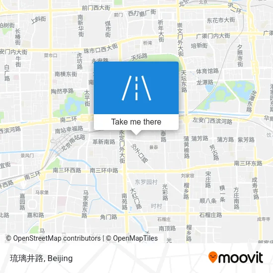 琉璃井路 map