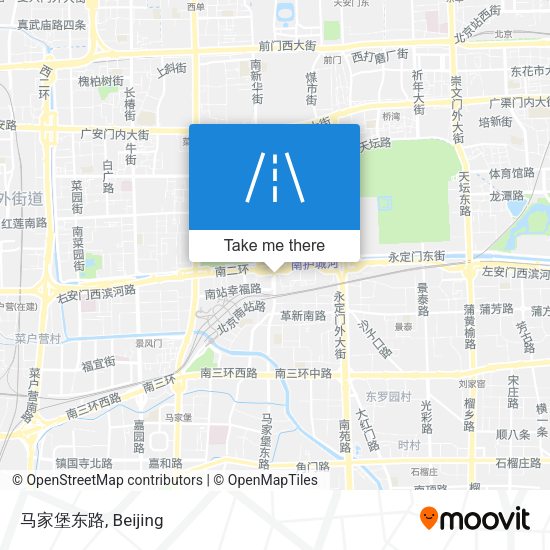 马家堡东路 map