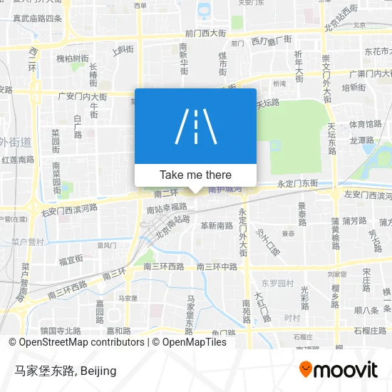 马家堡东路 map