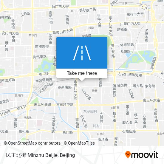 民主北街 Minzhu Beijie map