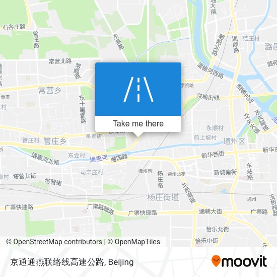 京通通燕联络线高速公路 map