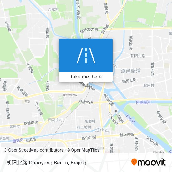 朝阳北路 Chaoyang Bei Lu map