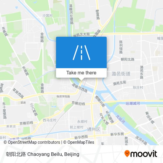 朝阳北路 Chaoyang Beilu map