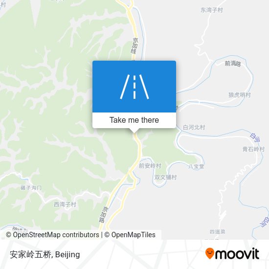 安家岭五桥 map