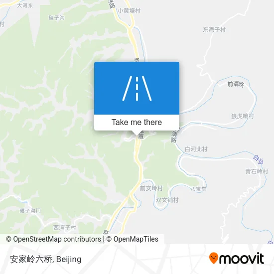 安家岭六桥 map