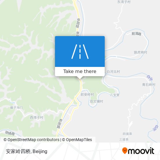 安家岭四桥 map